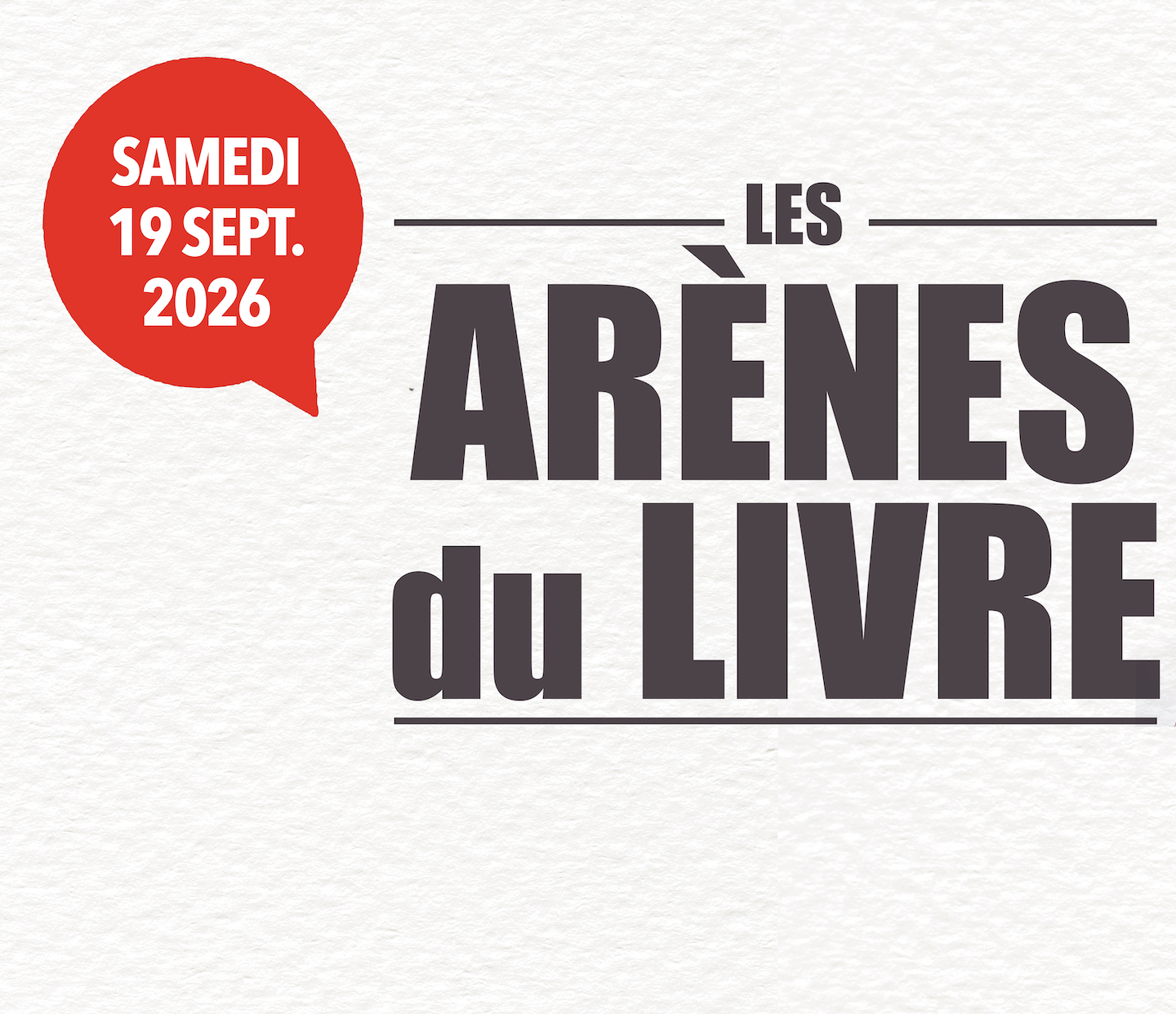 LES ARÈNES DU LIVRE